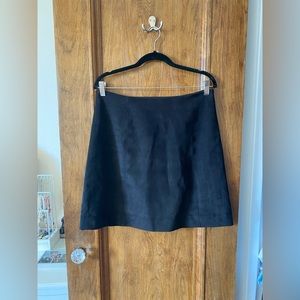 Babaton Aritzia Suede A Line Skirt